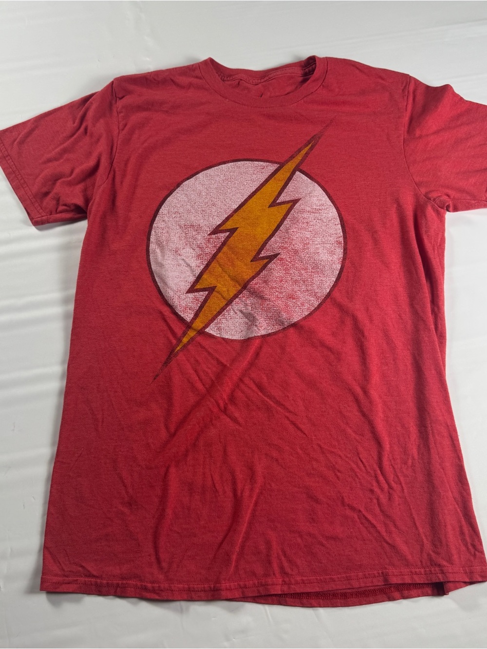 ⚡️ DC Comics The Flash Factory Distressed Tee M EUC ⚡️